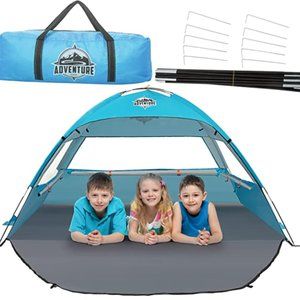 Beach Tent Sun Shade Shelter with UV Protection 2-3 Person Portable Outdoor Tent